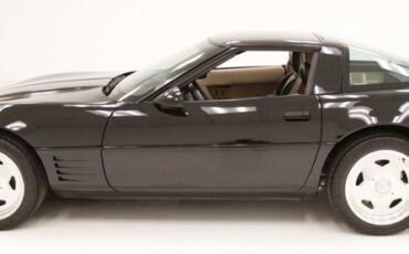Chevrolet-Corvette-1992-Black-Tan