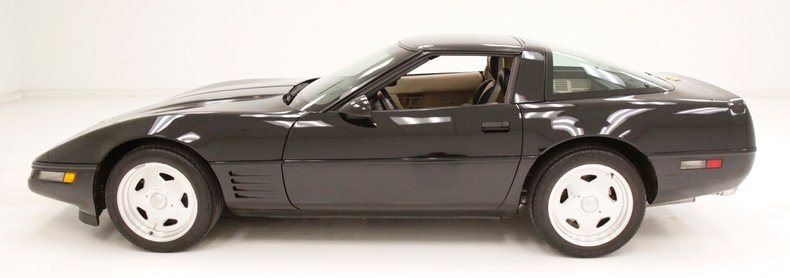 Chevrolet-Corvette-1992-Black-Tan