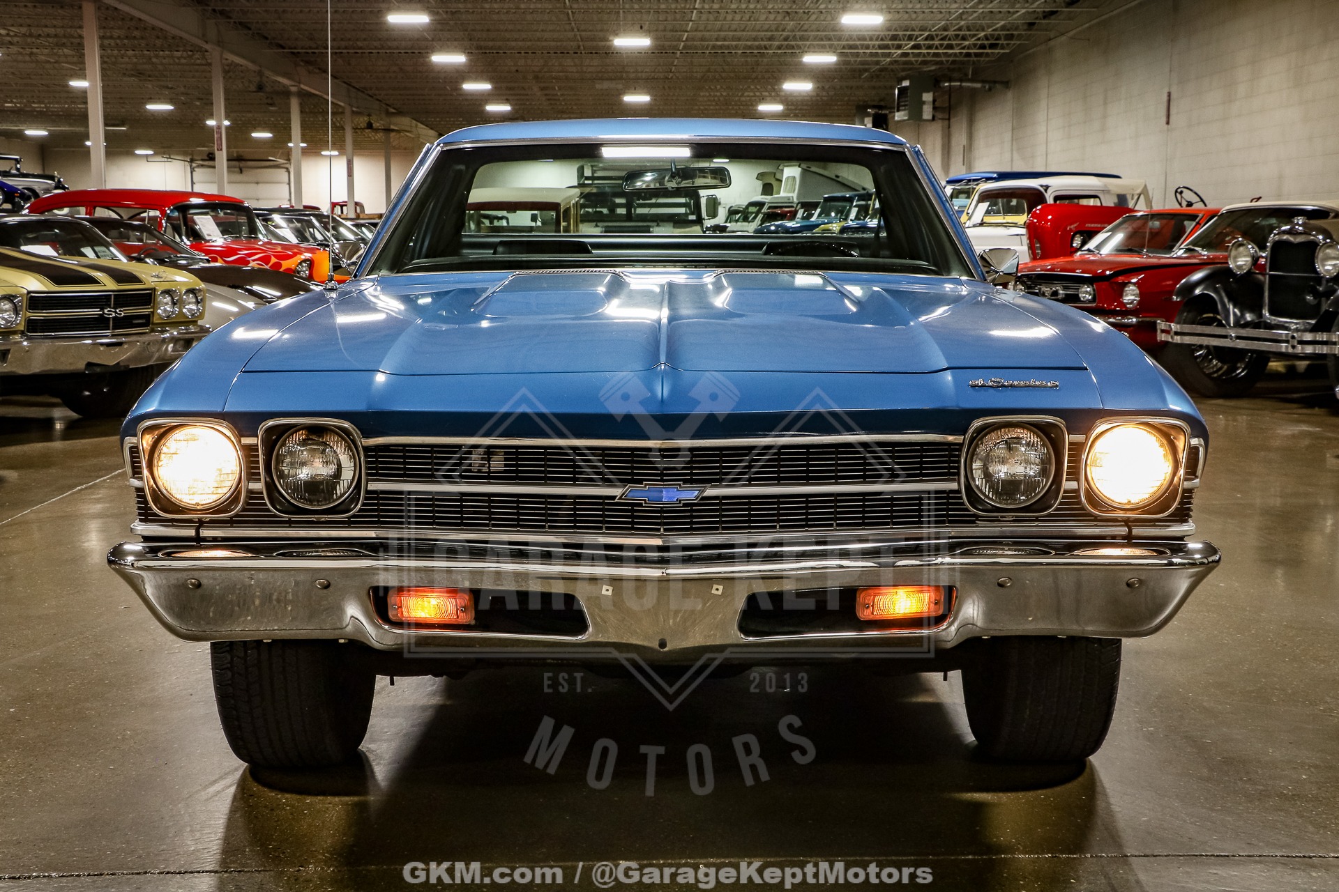 Chevrolet-El-camino-1969-Blue-Black-29