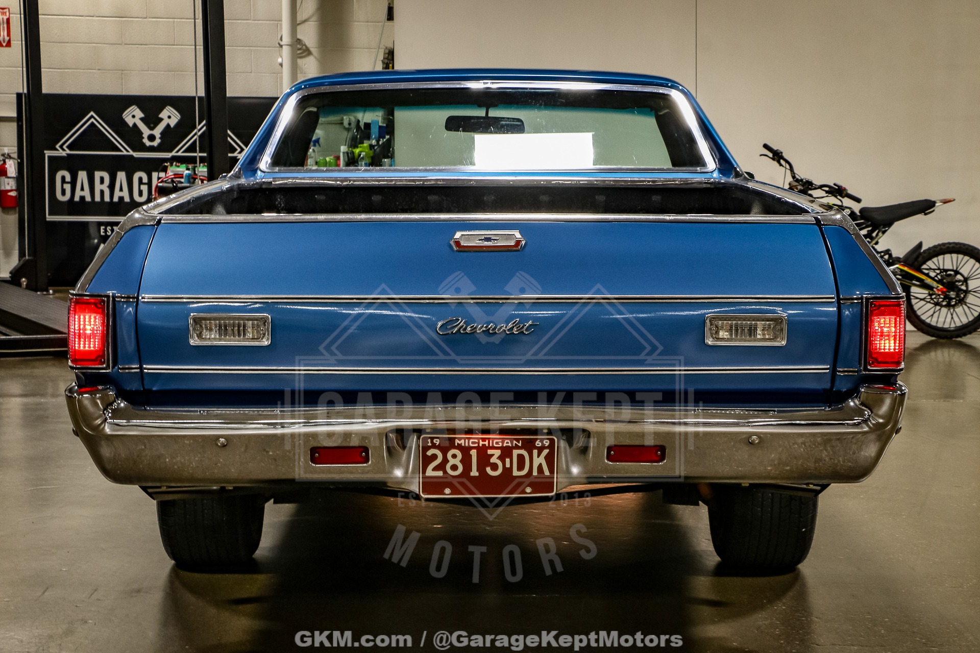 Chevrolet-El-camino-1969-Blue-Black-36