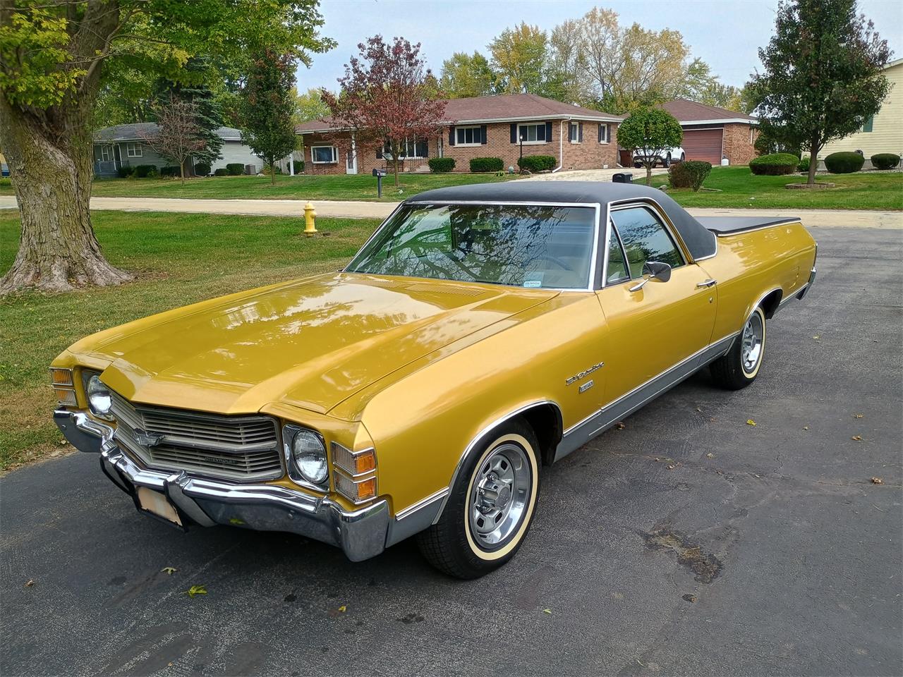 Chevrolet-El-camino-1971-Gold-Tan-Gold-Carpet-1