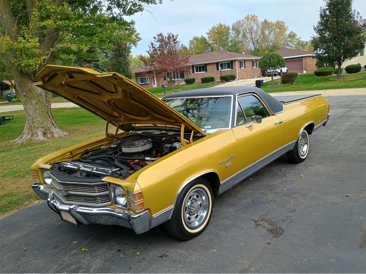 Chevrolet-El-camino-1971-Gold-Tan-Gold-Carpet-30