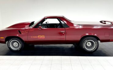 Chevrolet-El-camino-1982-Dark-Red-Metallic-Black-1