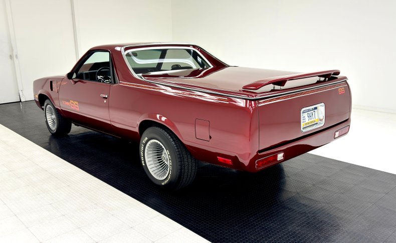 Chevrolet-El-camino-1982-Dark-Red-Metallic-Black-2