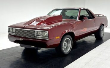 Chevrolet-El-camino-1982-Dark-Red-Metallic-Black