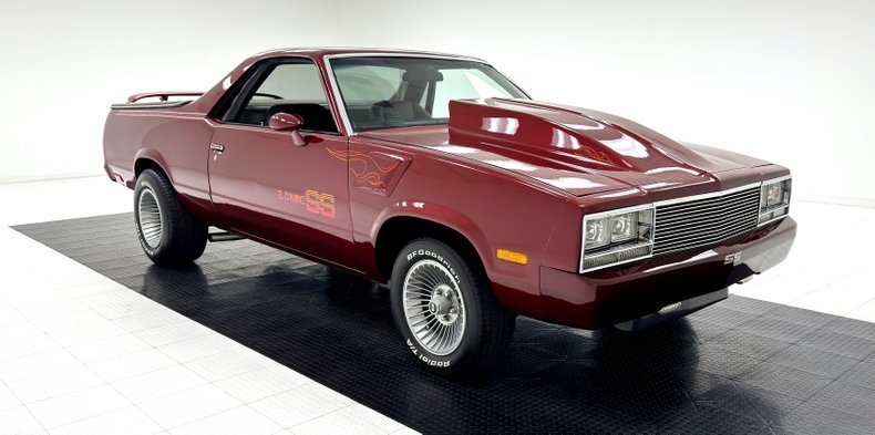 Chevrolet-El-camino-1982-Dark-Red-Metallic-Black-4