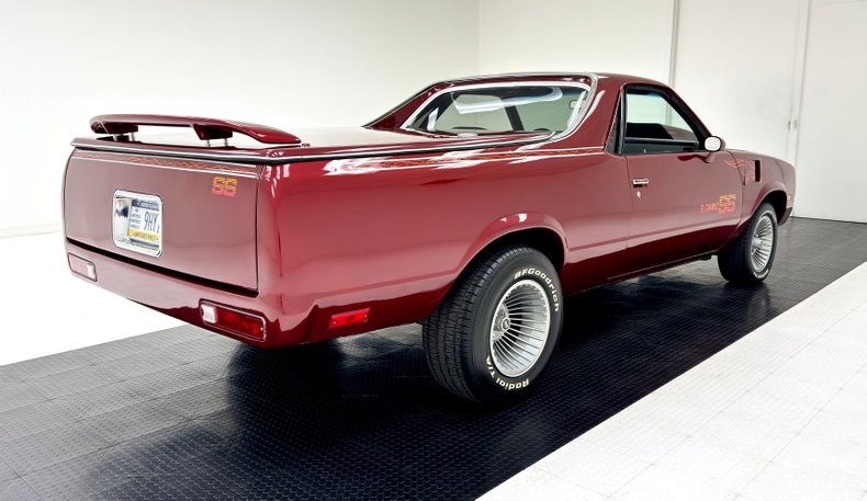 Chevrolet-El-camino-1982-Dark-Red-Metallic-Black-7