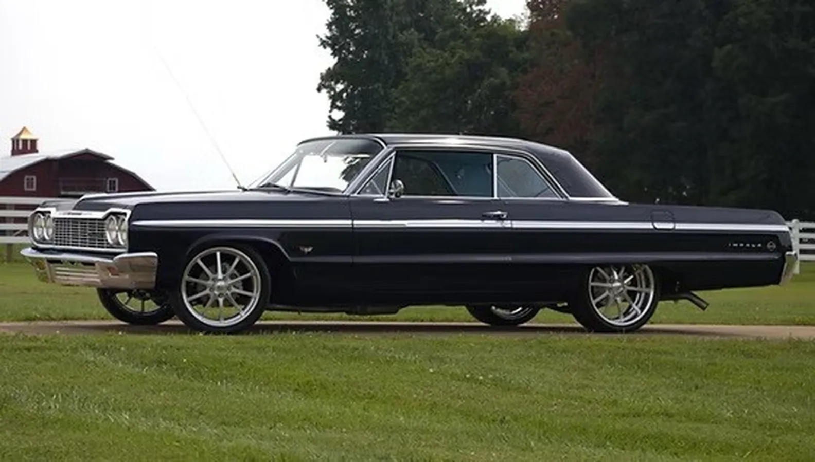 Chevrolet-Impala-1964-Blue-Blue-17