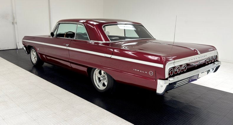 Chevrolet-Impala-ss-1964-Maroon-Metallic-Black-48