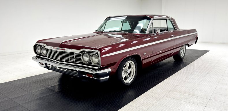 Chevrolet-Impala-ss-1964-Maroon-Metallic-Black-7