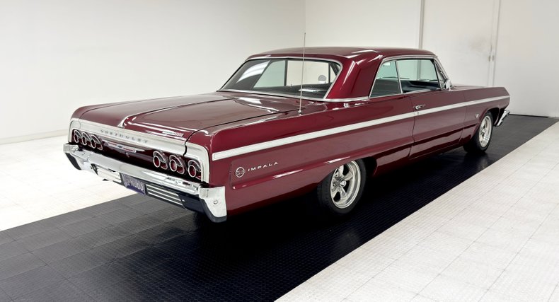 Chevrolet-Impala-ss-1964-Maroon-Metallic-Black-8