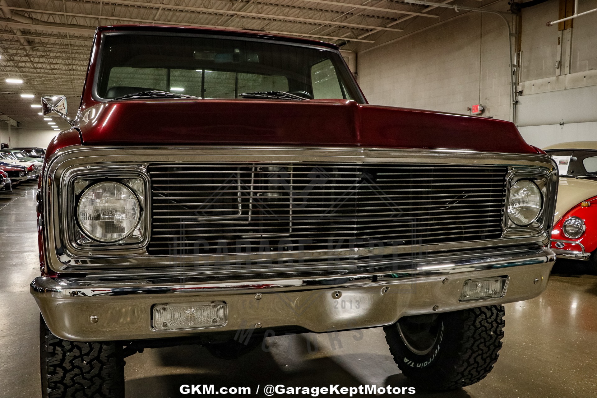 Chevrolet-K20-1972-BurgundyMaroon-Black-19