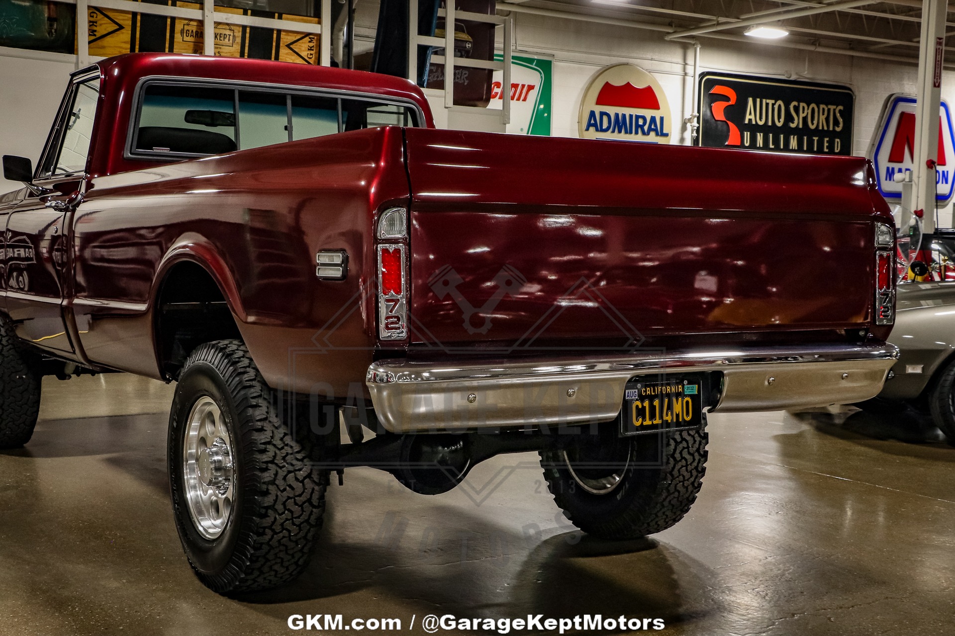 Chevrolet-K20-1972-BurgundyMaroon-Black-2