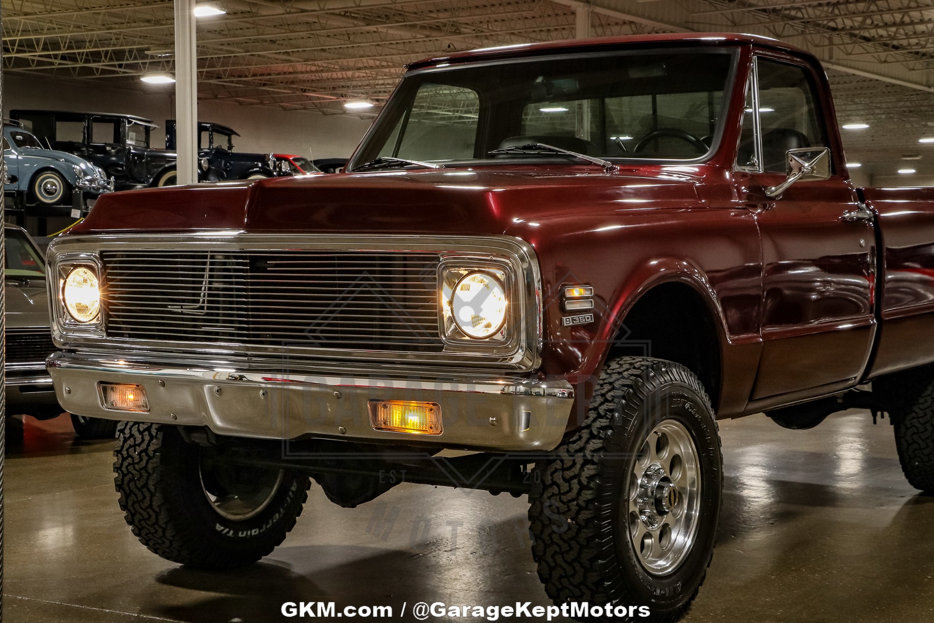 Chevrolet-K20-1972-BurgundyMaroon-Black-23