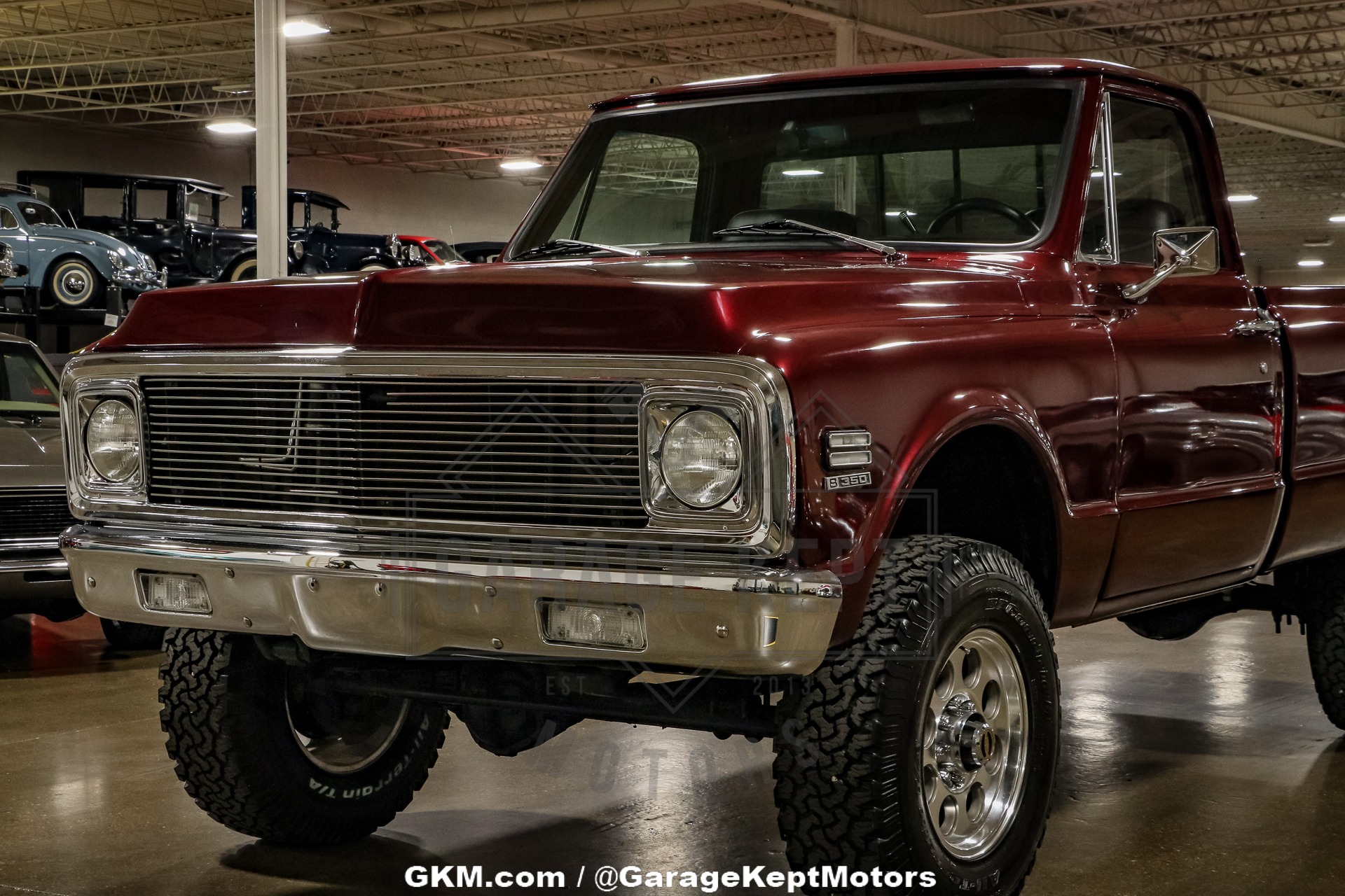 Chevrolet-K20-1972-BurgundyMaroon-Black-24
