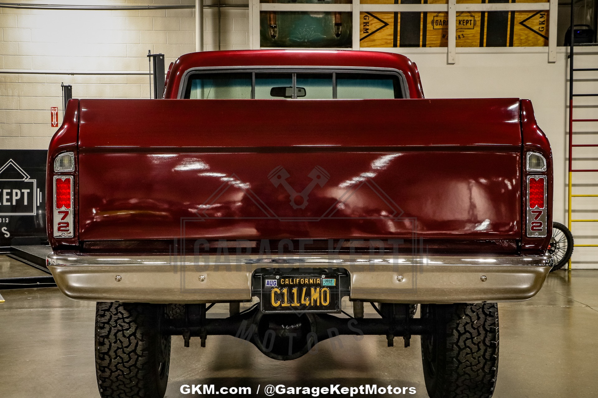 Chevrolet-K20-1972-BurgundyMaroon-Black-38