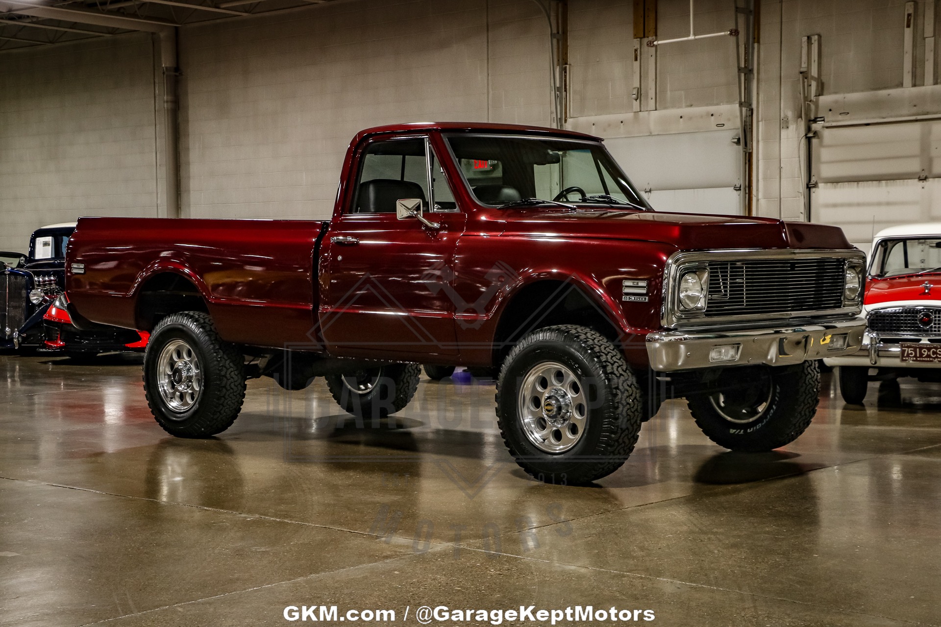 Chevrolet-K20-1972-BurgundyMaroon-Black-4