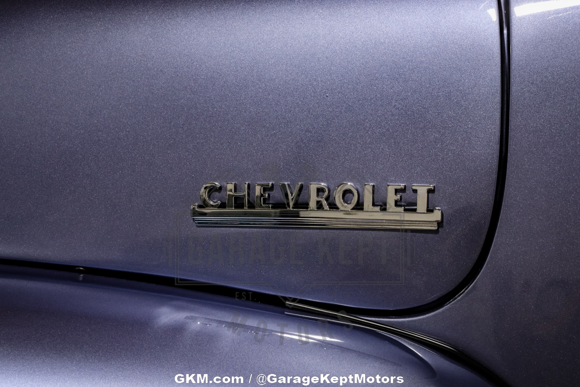 Chevrolet-Pickup-1955-Blueberry-Metallic-Gray-12