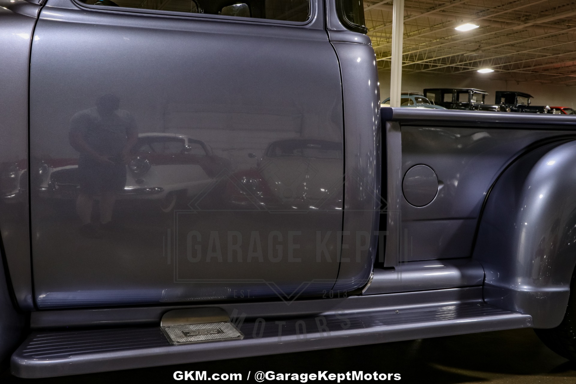 Chevrolet-Pickup-1955-Blueberry-Metallic-Gray-33