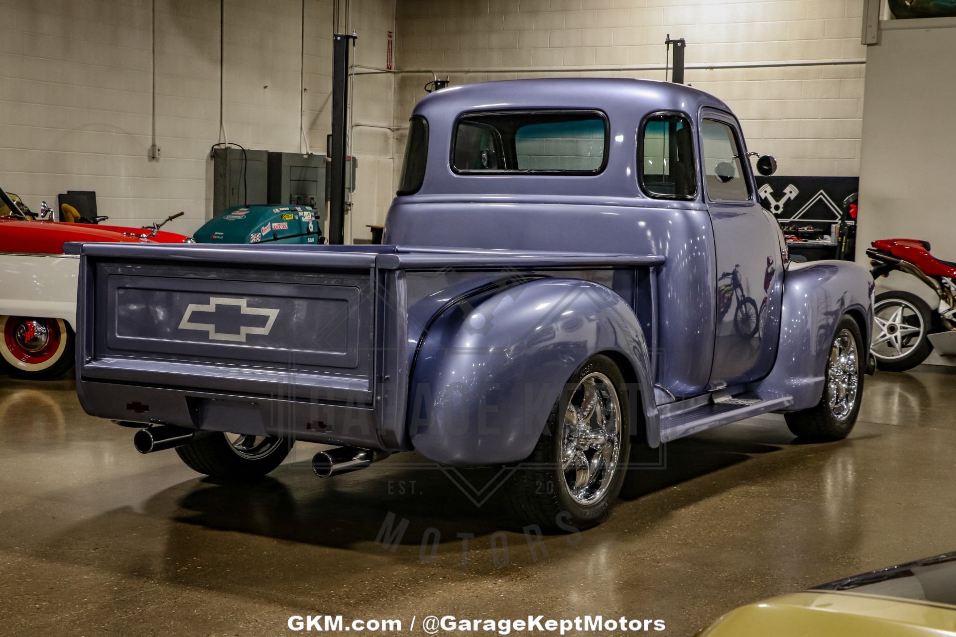 Chevrolet-Pickup-1955-Blueberry-Metallic-Gray-35