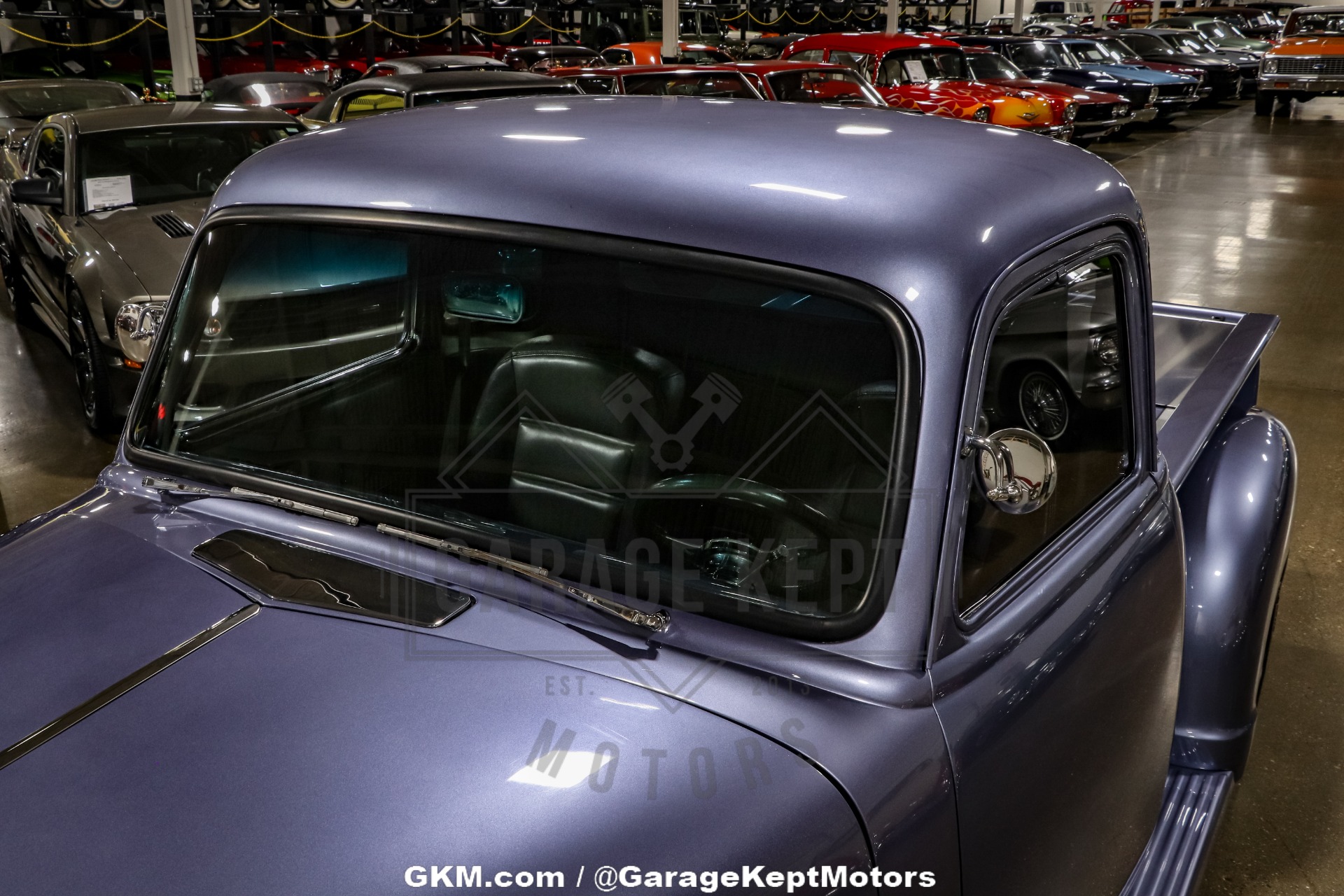 Chevrolet-Pickup-1955-Blueberry-Metallic-Gray-8