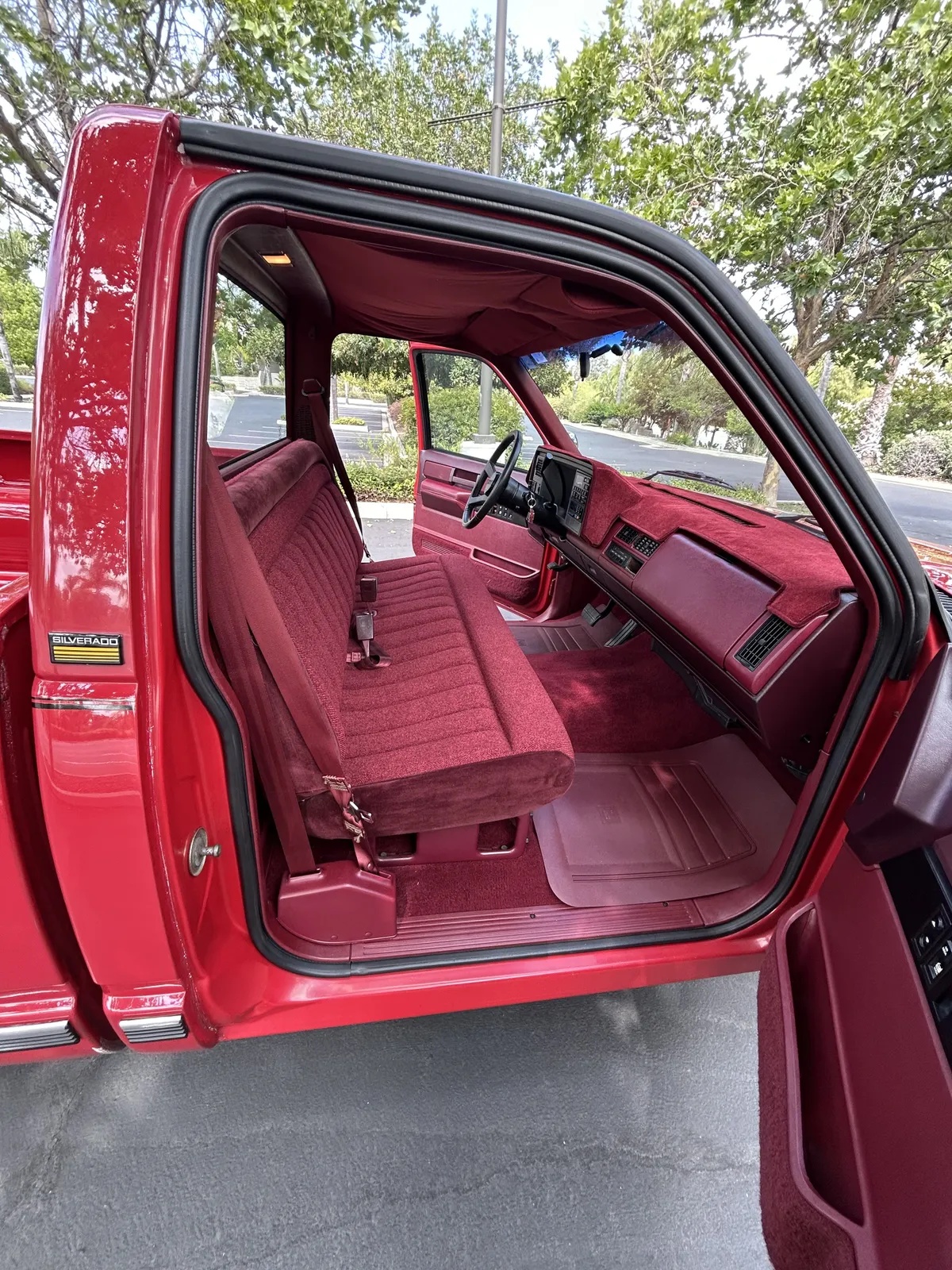 Chevrolet-Silverado-1500-1989-Flame-Red-Garnet-Costom-Cloth-10