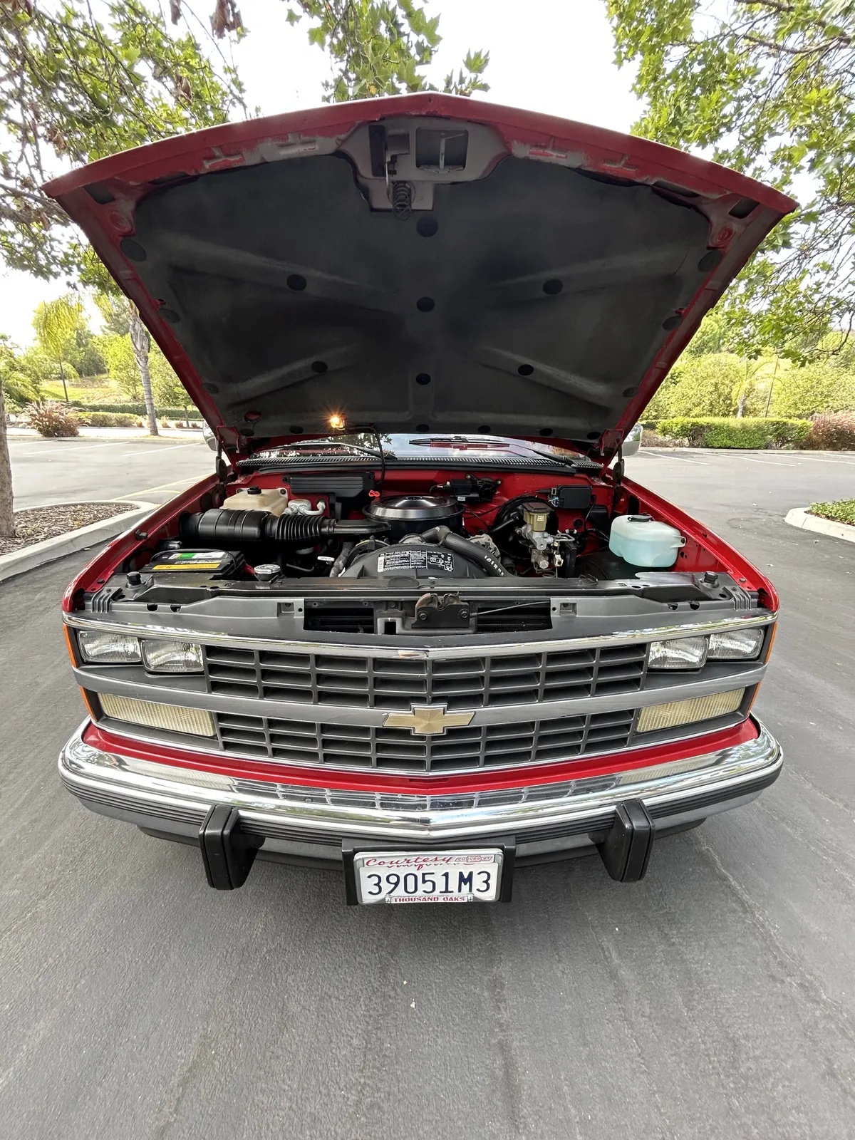 Chevrolet-Silverado-1500-1989-Flame-Red-Garnet-Costom-Cloth-6