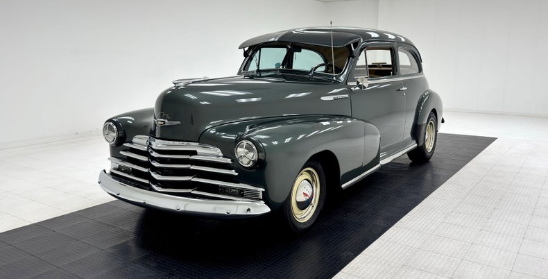 Chevrolet-Stylemaster-1948-Steel-Green-Metallic-Tan-33