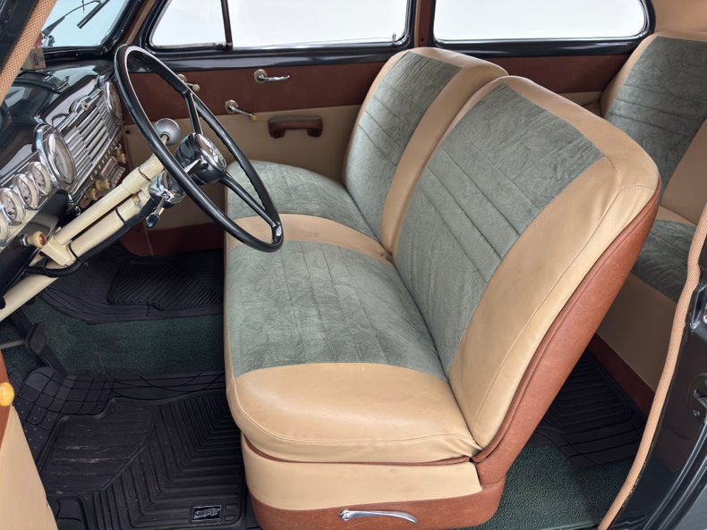 Chevrolet-Stylemaster-1948-Steel-Green-Metallic-Tan-36