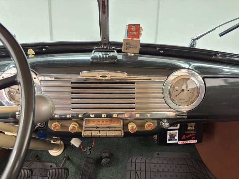 Chevrolet-Stylemaster-1948-Steel-Green-Metallic-Tan-45