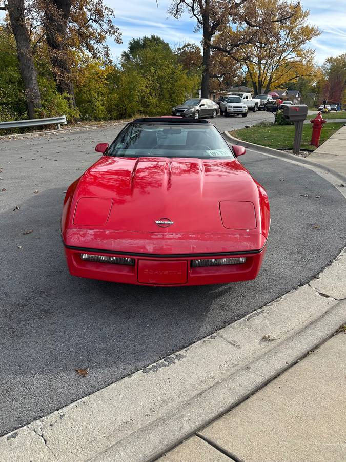 Chevrolet-corvette-1989-red
