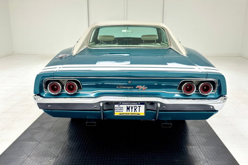 Dodge-Charger-1968-Medium-Dark-Turquois-White-2