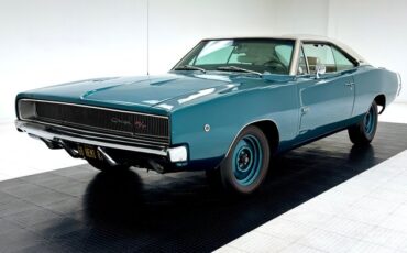 Dodge-Charger-1968-Medium-Dark-Turquois-White-43