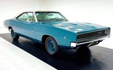 Dodge-Charger-1968-Medium-Dark-Turquois-White-5