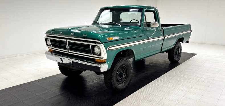 Ford-F-250-1972-Dark-Green-Metallic-Green-37