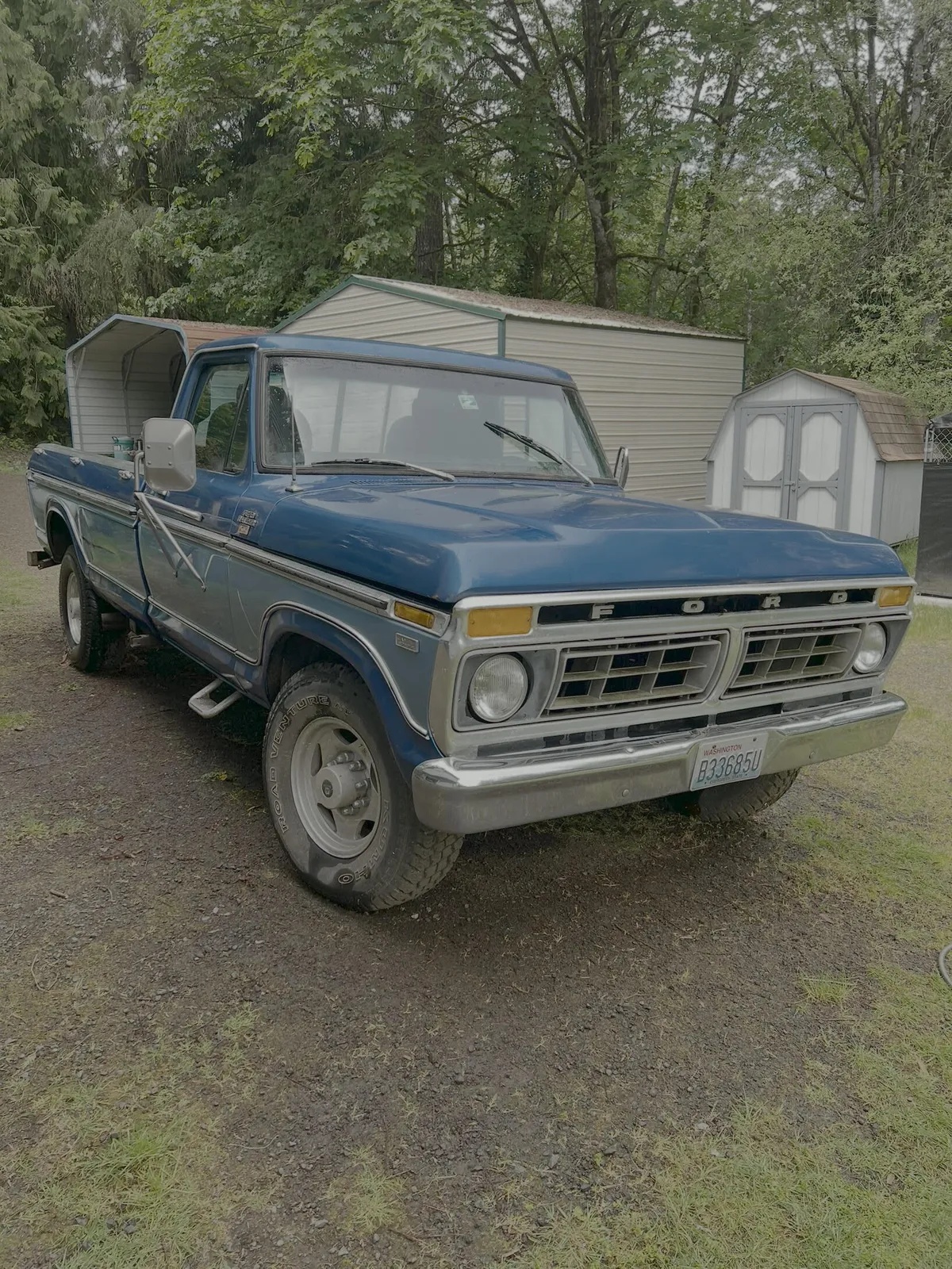 Ford-F-series-1977-Blue-Blue-1
