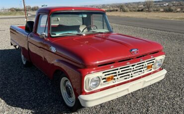Ford-F100-1964-Red-Tan-4