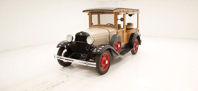 Ford-Model-a-1931-Beige-Black-49