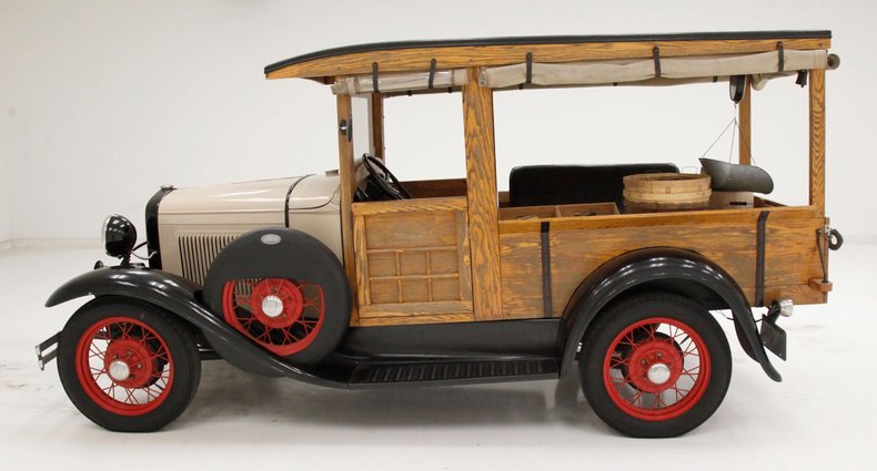 Ford-Model-a-1931-Beige-Black