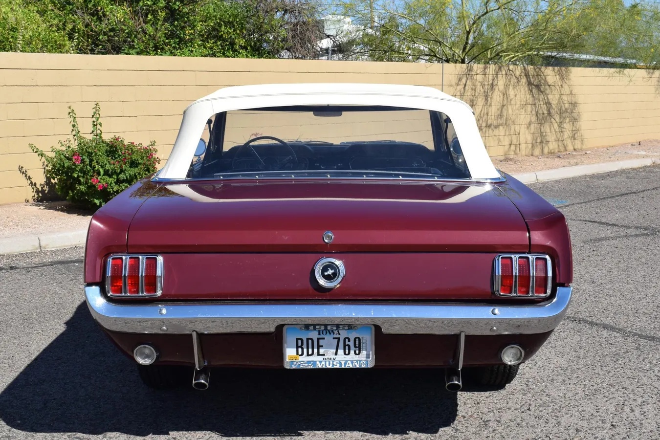 Ford-Mustang-1965-Vintage-Burgundy-Black-19