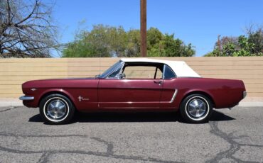 Ford-Mustang-1965-Vintage-Burgundy-Black