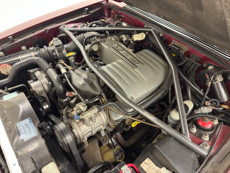 Ford-Mustang-1990-Cabernet-Red-Black-34