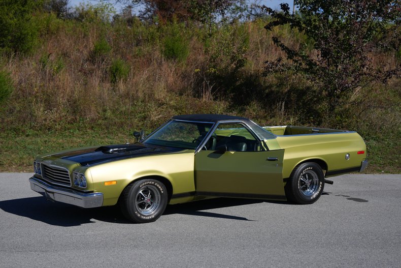 Ford-Ranchero-1973-Bright-Green-Gold-Green-28