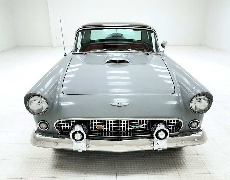 Ford-Thunderbird-1956-Navajo-Gray-Red-45