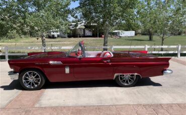 Ford-Thunderbird-1957-Kandy-Apple-Red-Gold-flake-Red-and-white-quilted-49