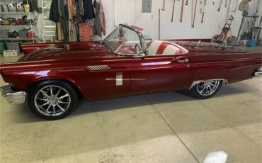 Ford-Thunderbird-1957-Kandy-Apple-Red-Gold-flake-Red-and-white-quilted-8