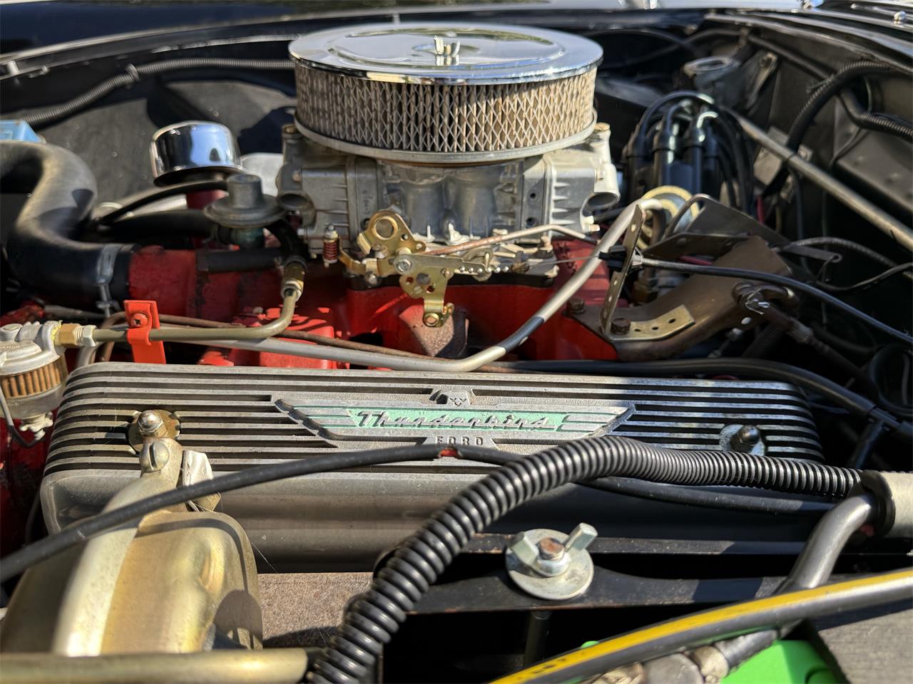 Ford-Thunderbird-1957-Raven-black-Back-and-white-2-tin-18