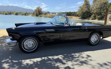 Ford-Thunderbird-1957-Raven-black-Back-and-white-2-tin-2