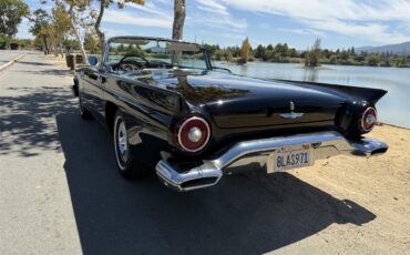 Ford-Thunderbird-1957-Raven-black-Back-and-white-2-tin-6