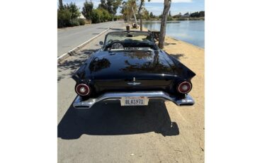 Ford-Thunderbird-1957-Raven-black-Back-and-white-2-tin-9